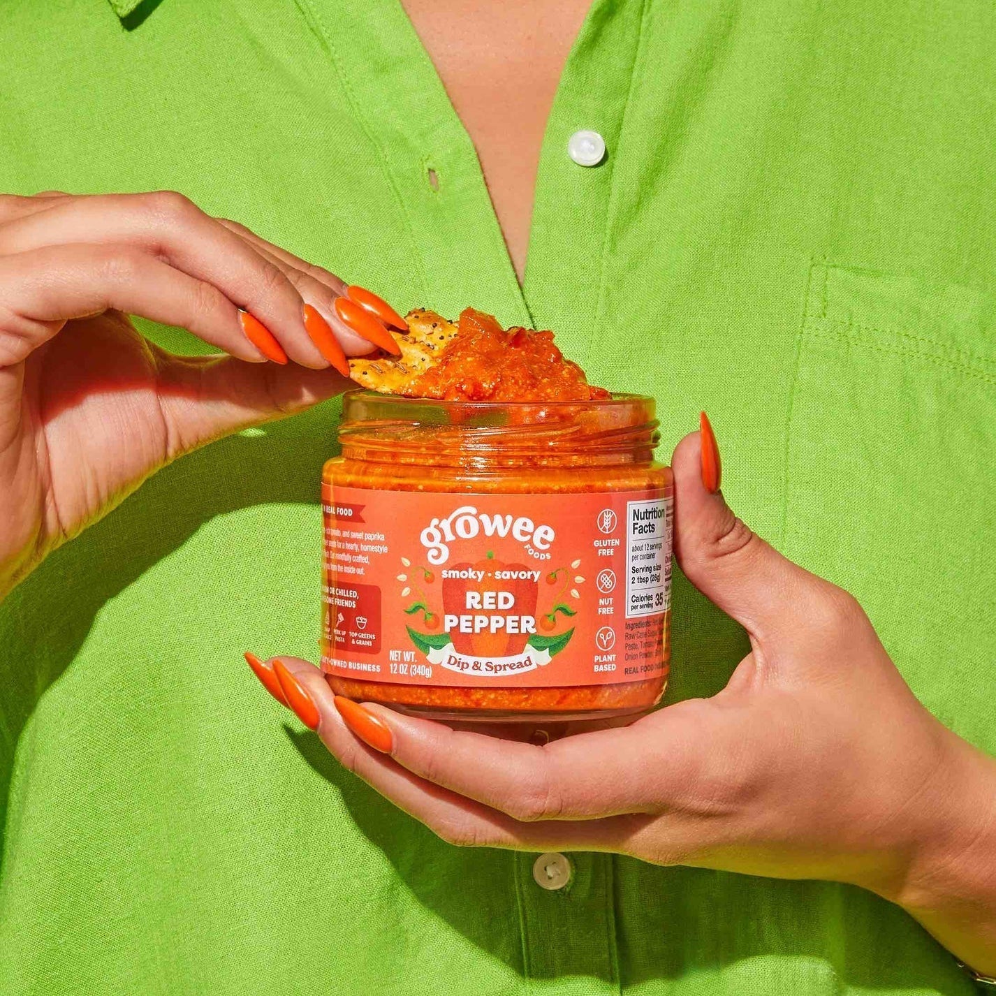 Growee Foods - Red Pepper Dip