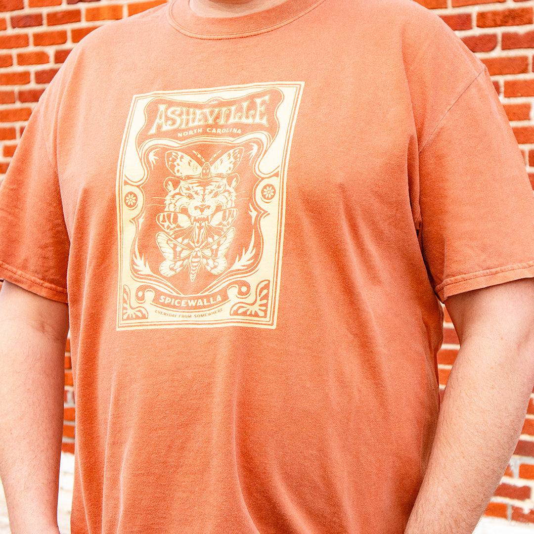 Spicewalla T-shirt in Orange/Yam