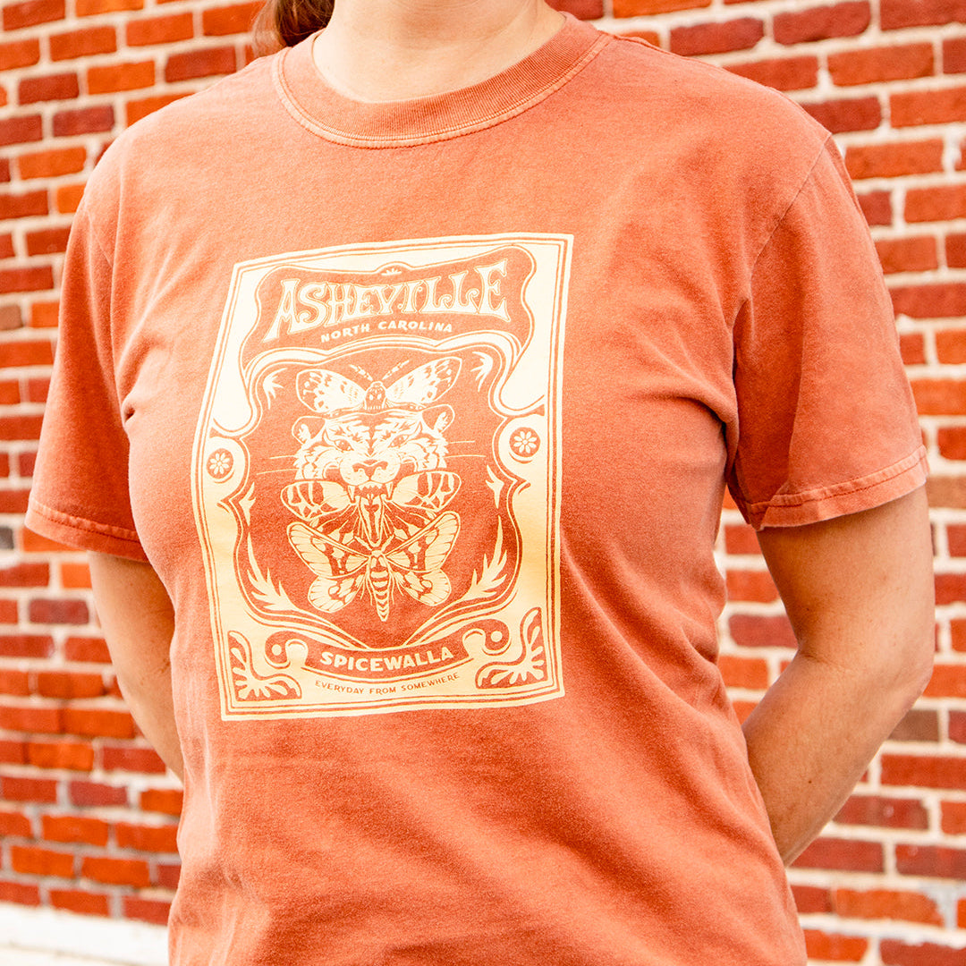 Spicewalla T-shirt in Orange/Yam