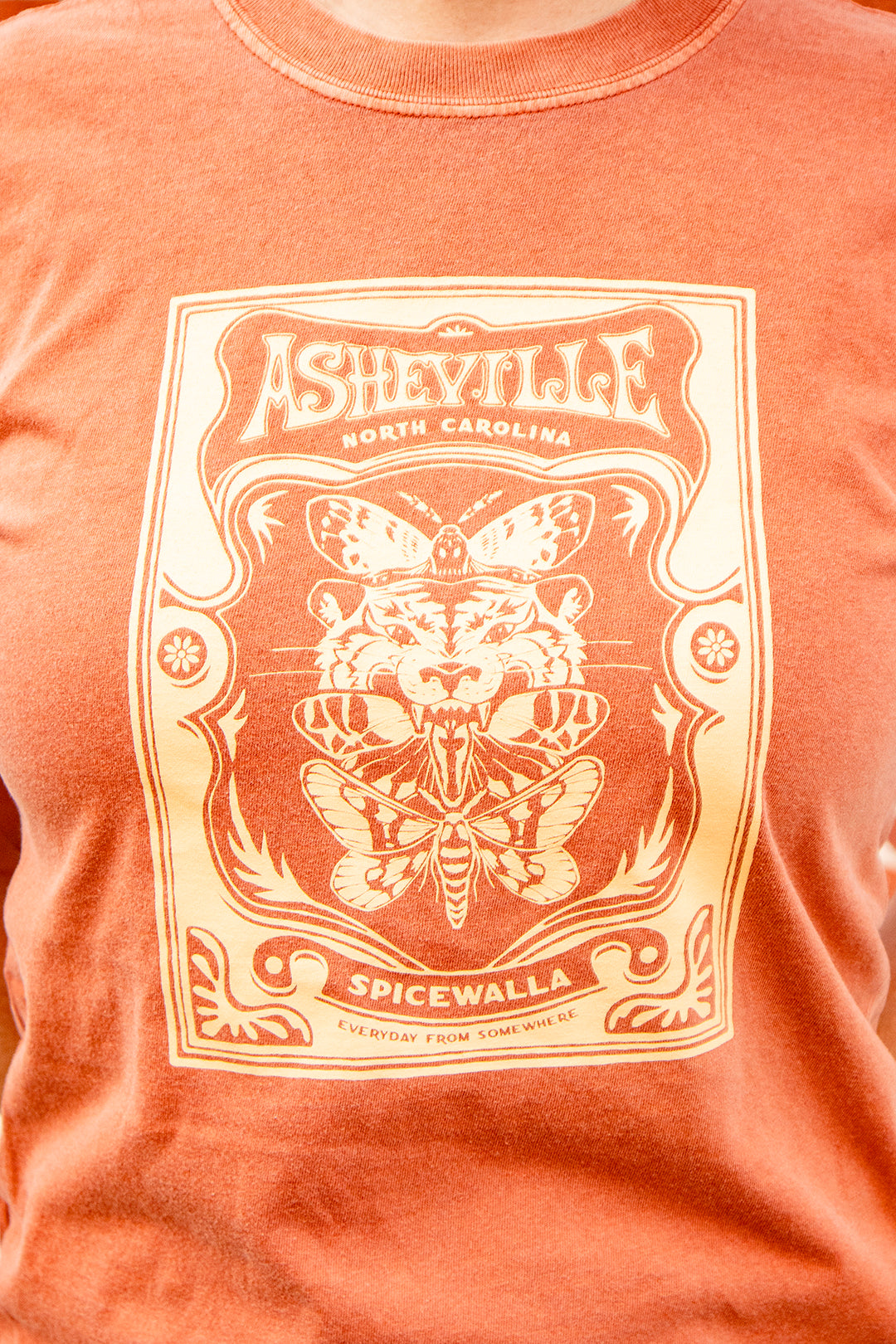 Spicewalla T-shirt in Orange/Yam