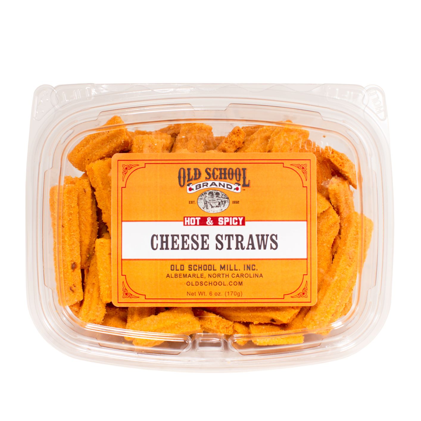 Hot & Spicy Cheese Straws - Old School Brand