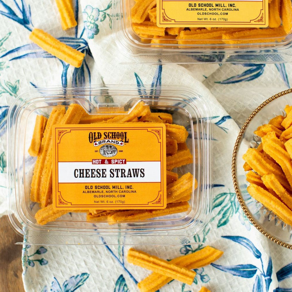 Hot & Spicy Cheese Straws - Old School Brand